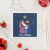Weihnachtskrippe Serviette (Beispiel)