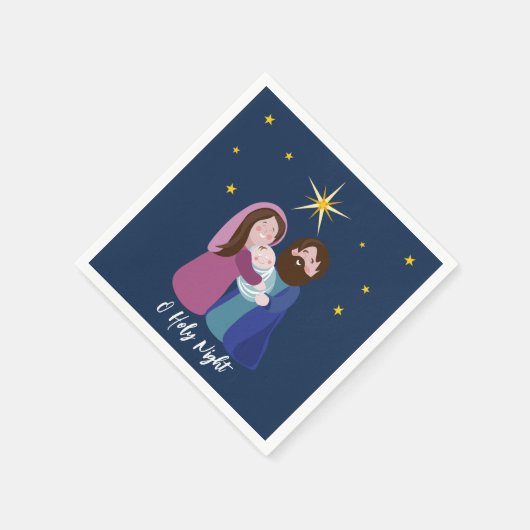 Weihnachtskrippe Serviette (Ecke)