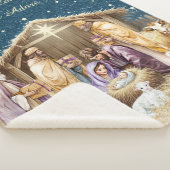 Weihnachtskrippe Sherpadecke (3/4)