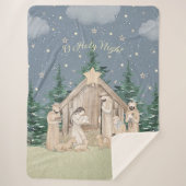 Weihnachtskrippe Sherpadecke (Vorderseite)