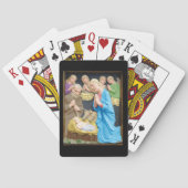 Weihnachtskrippe Spielkarten (Rückseite)