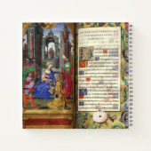 Weihnachtskrippe Szene Renaissance Altes Buch (Rückseite)