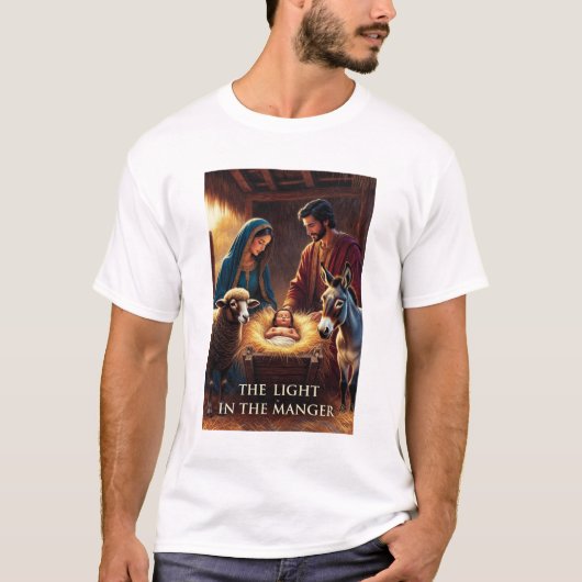 Weihnachtskrippe T-Shirt (Vorderseite)