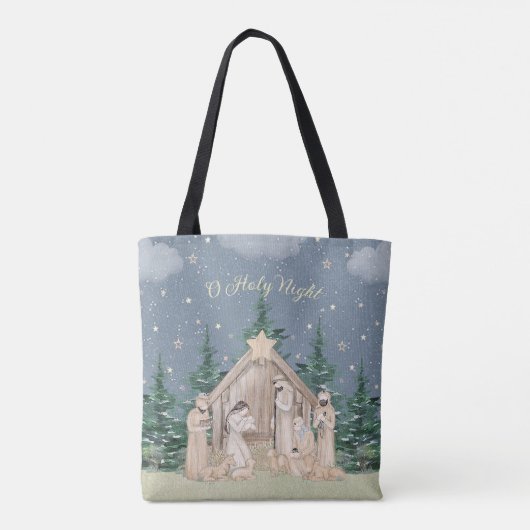 Weihnachtskrippe Tasche (Rückseite)