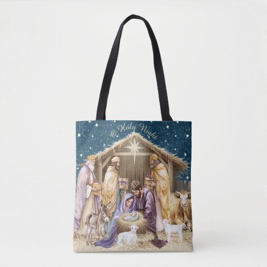 Weihnachtskrippe Tasche (Vorderseite)