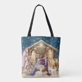 Weihnachtskrippe Tasche (Rückseite)