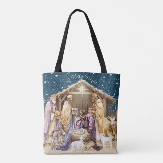 Weihnachtskrippe Tasche (Rückseite)