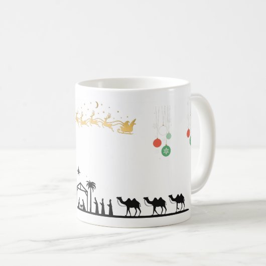 Weihnachtskrippe Tasse (VorderseiteRechts)