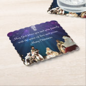 Weihnachtskrippe Untersetzer (angewinkelt)