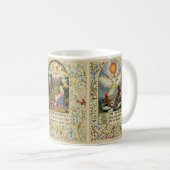 Weihnachtskrippe von Alfred Crispin Kaffeetasse (VorderseiteRechts)