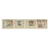Weihnachtskrippe von Alfred Crispin Kurzer Tischläufer (Horizontal)