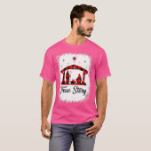 Weihnachtskrippe Wahre Geschichte Jesu Geburt mit T-Shirt (Vorne ganz)