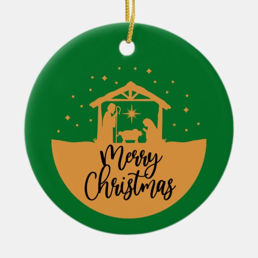 Weihnachtskrippe - Weihnachtsschmuck (Vorne)