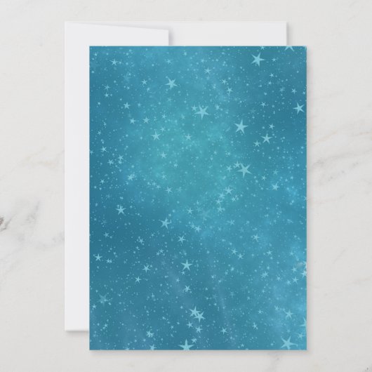 Weihnachtskrippen-Einladung Einladung (Rückseite)