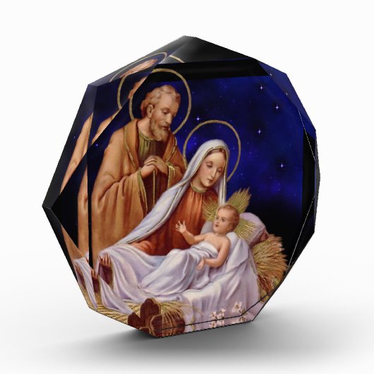 Weihnachtskrippen-Foto-Block Fotoblock (Links)