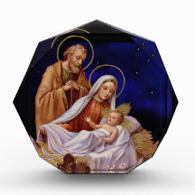 Weihnachtskrippen-Foto-Block