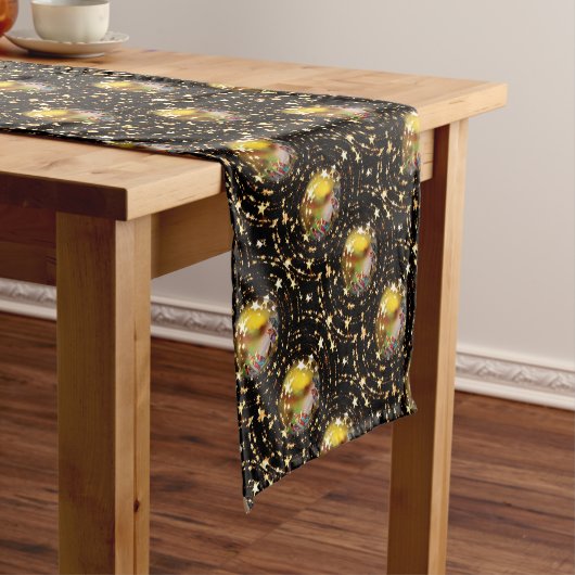 Weihnachtskrippen-Geburt Kurzer Tischläufer (Beispiel)