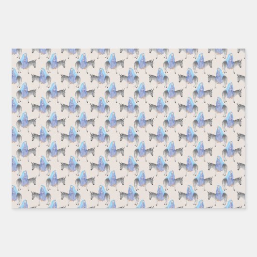 Weihnachtskrippen Geschenkpapier Set (Vorderseite 3)