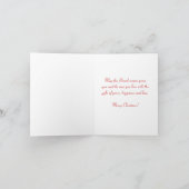 Weihnachtskrippen-Grußkarte Feiertagskarte (Innenseite)