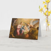 Weihnachtskrippen Heilige Jungfrau Mary Karte (Gelbe Blume)