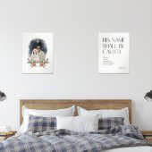 Weihnachtskrippen in Aquarellen Bilderwand Sets (Schlafzimmer)