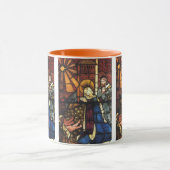 Weihnachtskrippen in festgeklemmtem Glas Tasse (Zentrum)