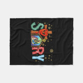 Weihnachtskrippen Jesus Cross True Story Xm Fleecedecke (Vorderseite (Horizontal))