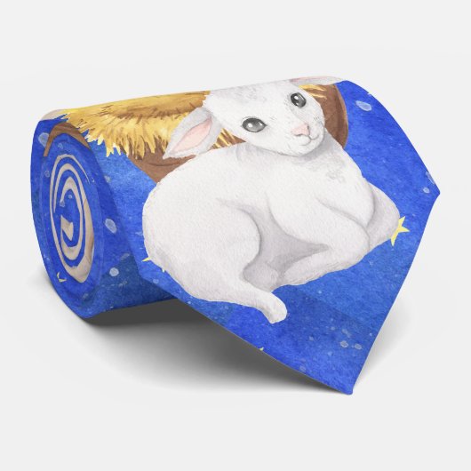 Weihnachtskrippen Krawatte (Gerollt)