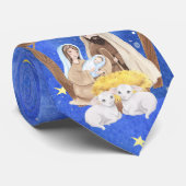 Weihnachtskrippen Krawatte (Gerollt)