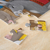 Weihnachtskrippen mit dem Baby Jesus Puzzle (Seite)