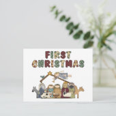 Weihnachtskrippen Postkarten (Stehend Vorderseite)