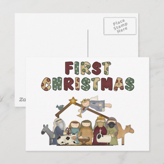 Weihnachtskrippen Postkarten (Vorne/Hinten)