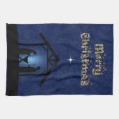 Weihnachtskrippen Religiöse Geschirrtuch (Horizontal)