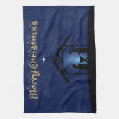 Weihnachtskrippen Religiöse Geschirrtuch (Vertikal)