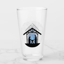 Weihnachtskrippen Religiöse Glas