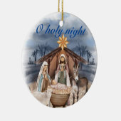 Weihnachtskrippen Religiöse Keramik Ornament (Rechts)