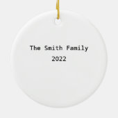 Weihnachtskrippen Religiöse Keramik Ornament (Hinten)