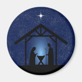 Weihnachtskrippen Religiöse Magnet (Vorne)
