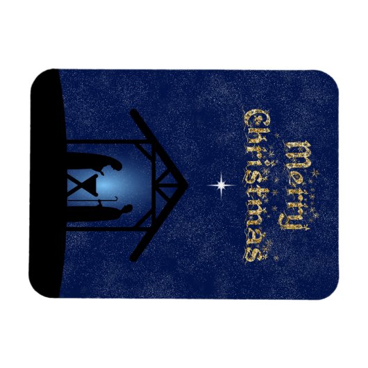 Weihnachtskrippen Religiöse Magnet (Horizontal)