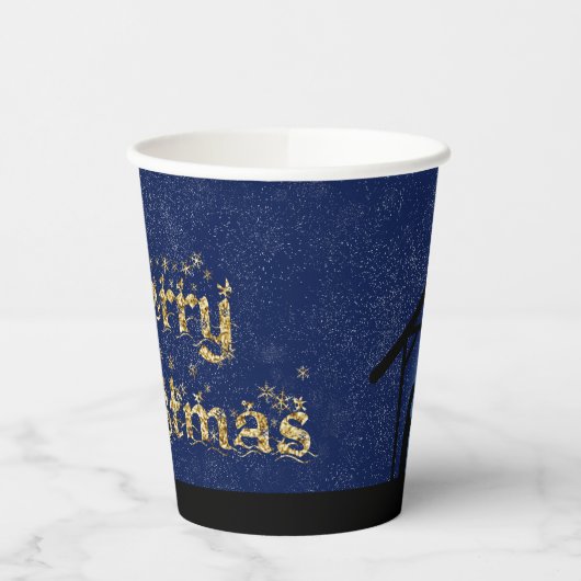 Weihnachtskrippen Religiöse Pappbecher (Links)