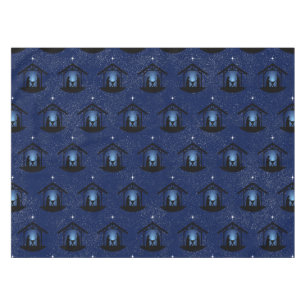 Weihnachtskrippen Religiöse Tischdecke