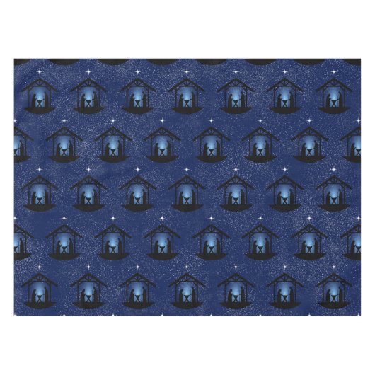 Weihnachtskrippen Religiöse Tischdecke (Vorderseite (Horizontal))