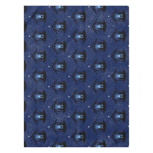 Weihnachtskrippen Religiöse Tischdecke (Vorderseite)