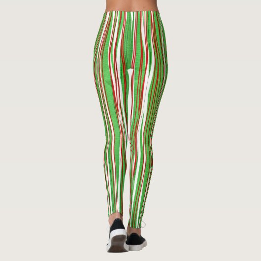 Weihnachtskrippen, rot und grün leggings (Rückseite)