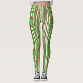 Weihnachtskrippen, rot und grün leggings (Vorderseite)