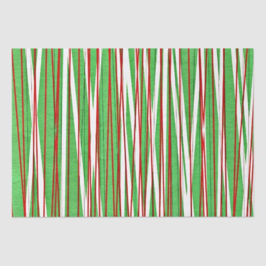 Weihnachtskrippen, rot und grün seidenpapier (Vorderseite)