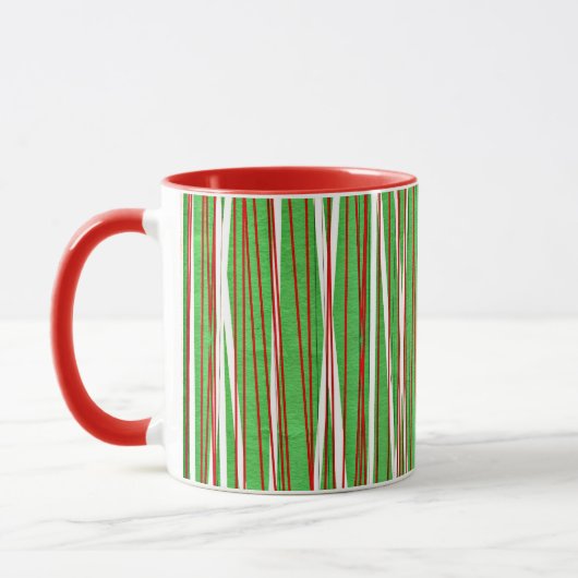 Weihnachtskrippen, rot und grün tasse (Links)