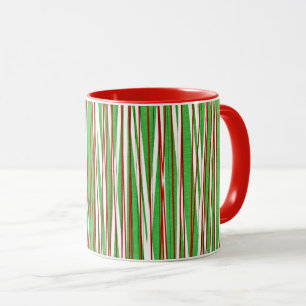 Weihnachtskrippen, rot und grün tasse