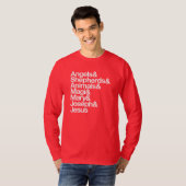 Weihnachtskrippen-Shirt T-Shirt (Vorne ganz)