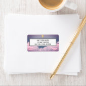 Weihnachtskrippen-Star der Bethlehem-Adresse Adressaufkleber (Insitu)